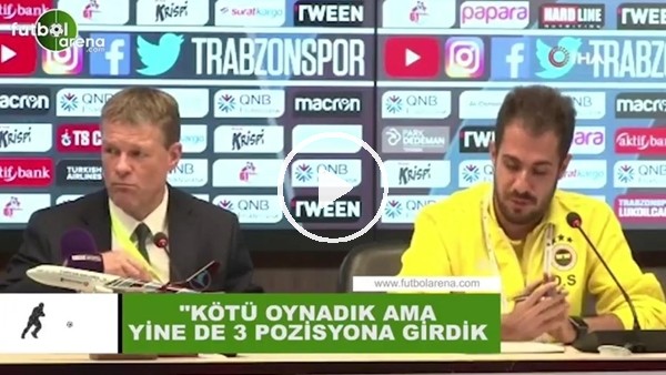 Erwin Koeman: "Kötü oynadık ama 3 pozisyona girdik"