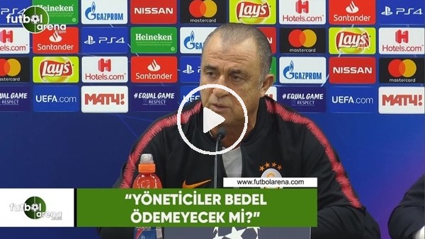 Fatih Terim: "Yöneticiler bedel ödemeyecek mi?"