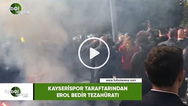 Kayserispor taraftarından Erol Bedir tezahüratı