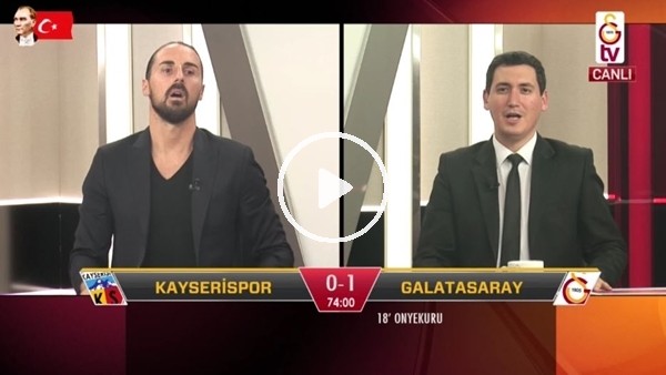 Onyekuru'nun 2. golünde GS TV spikerleri