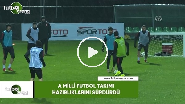 A Milli Futbol Takımı hazırlıklarını sürdürdü