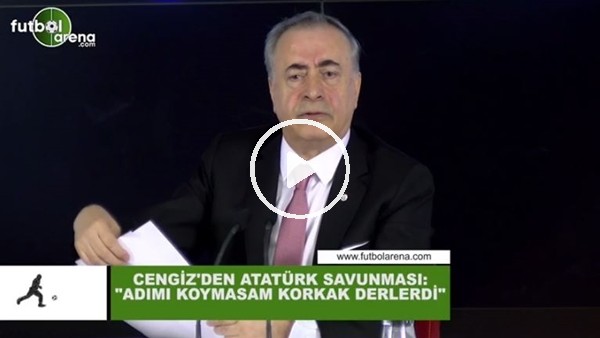 Mustafa Cengiz'den Atatürk savunması! "Adımı koymasam korkak derlerdi"