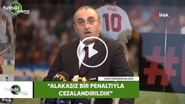 Abdurrahim Albayrak: "Alakasız bir penaltayıla cezalandırıldık"