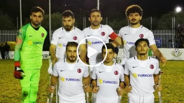 Ampute Futbol Takımımız, Dünya ikincisi oldu