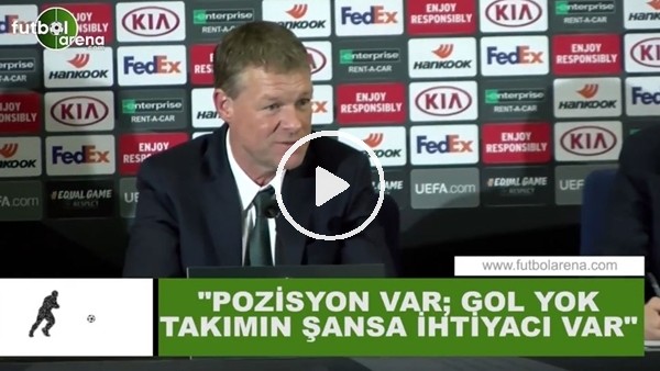 Erwin Koeman: "Pozisyon var; gol yok takımın şansa ihtiyacı var"
