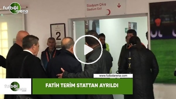 Fatih Terim stattan ayrıldı