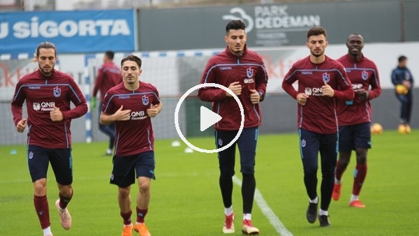 Trabzonspor'da Kayserispor maçı hazırlıkları