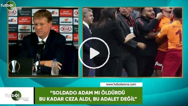 Erwin Koeman: "Soldado adam mı öldürdü bu kadar ceza aldı, bu adalet değil"