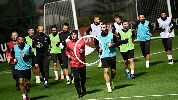 Milli Takım, Ukrayna maçı hazırlıklarına başladı