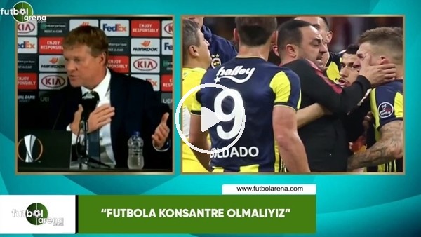 Erwin Koeman: "Futbola konsantre olmalıyız"