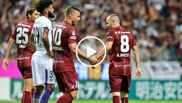 Iniesta ve Podolski iş birliği golü getirdi...