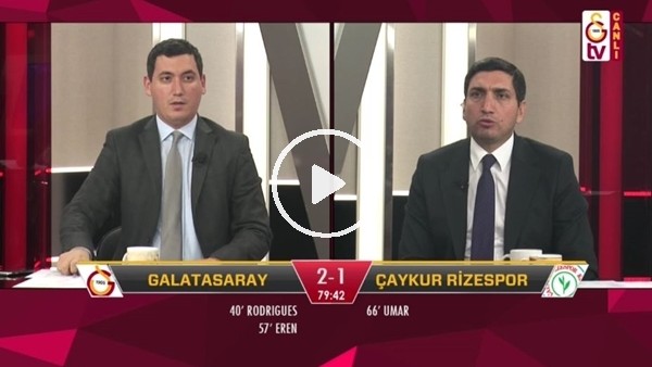 Samudio'nun golünde GS TV spikerleri
