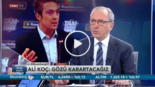 Fatih Altaylı: "Ali Koç'un Avrupa sözlerinde gerçeklik payı var"