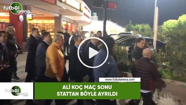 Ali Koç'a "Başkanım gene otobüsle mi gidecekler?" diyen taraftar