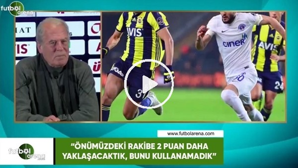 Mustafa Denizli: "Önümüzdeki rakibe 2 puan daha yaklaşacaktık, bunu kullanamadık"