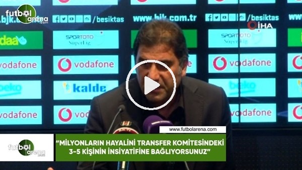 Ünal Karaman. "Milyonların hayalini transfer komitesindeki 3-5 kişinin insiyatifine bağlıyorsun"