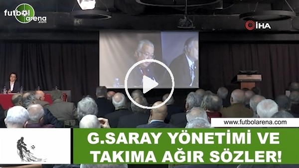 Eşref Hamamcıoğlu'dan Galatasaray yönetimi ve takıma ağır sözler