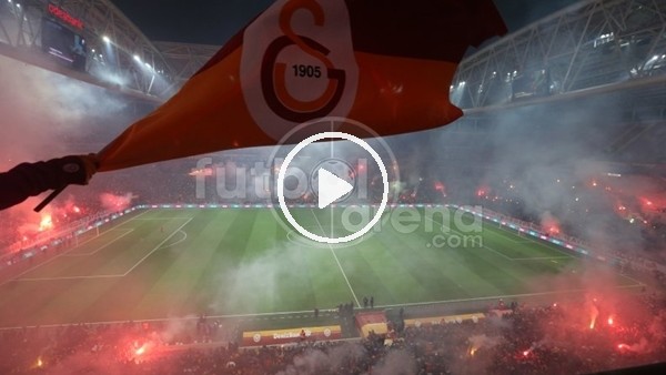 Galatasaray antrenmanından muhteşem görüntüler