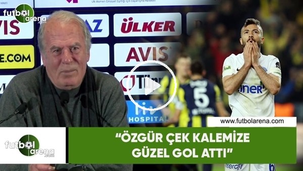 Mustfa Denizli: "Özgür Çek kalemize güzel gol attı"