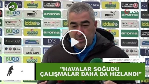 Samet Aybaba: "Havalar soğudu çalışmalar hızlandı"