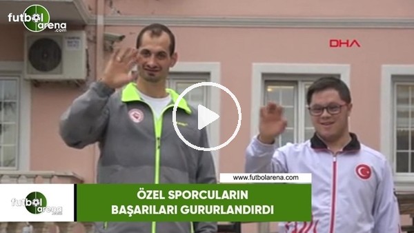Özel sporcuların başarıları gururlandırdı