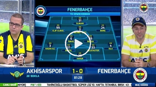 Elvis Manu'nun golünde FB TV spikerleri