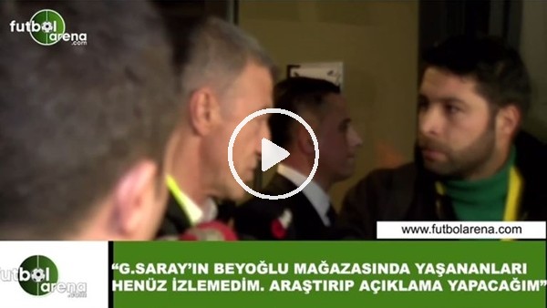 Ahmet Ağaoğlu'ndan GS Store için açıklama
