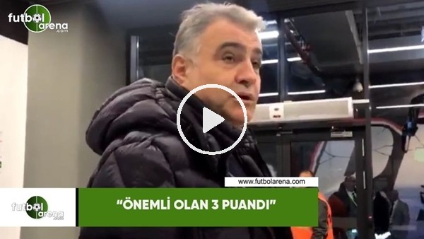 Ahmet Kavalcı: "Önemli olan 3 puandı"