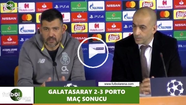 Sergio Conceiçao: "Oyuncularım görevlerini yerine getirdi"