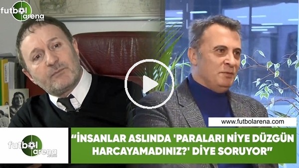 Hürser Tekinoktay: "İnsanlar aslında 'Paraları niye düzgün harcayamadınız?' diye soruyor"