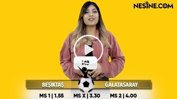 Beşiktaş - Galatasaray derbisi TEK MAÇ Nesine'de! TIKLA & OYNA