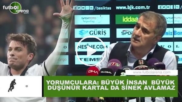 Şenol Güneş'ten yorumculara: "Büyük insan büyük düşünür kartal da sinek avlamaz"