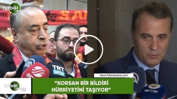 Mustafa Cengiz: "Korsan bir bildiri hürriyetini taşıyor"