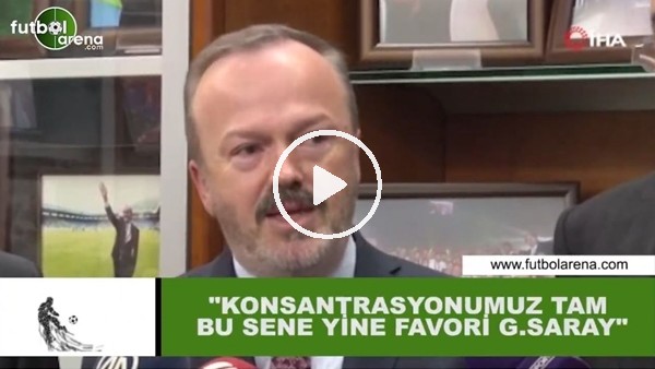 Yusuf Günay: "Konsantrasyonumuz tam bu sene yine favori Galatasaray"