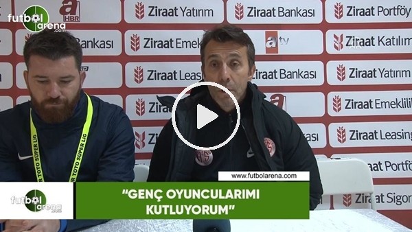 Bülent Korkmaz: "Genç oyuncularımı kutluyorum"