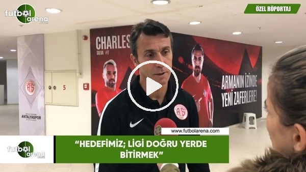 Bülent Korkmaz: "Hedefimiz; ligi doğru yerde bitirmek"