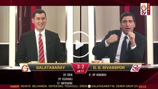 Onyekuru'nun 2. golünde GS TV spikerleri
