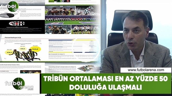 Tuğrul Akşar: "Tribün ortalaması en az yüzde 50 doluluğa ulaşmalı"
