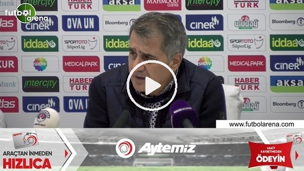 Şenol Güneş: "Vagner Love'dan istediğimizi alamadık devre arasında büyük ihtimal gidecek"