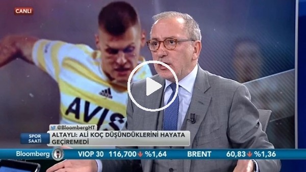 Fatih Altaylı'dan Ersun Yanal'a eleştiri! "'Boş laf...."
