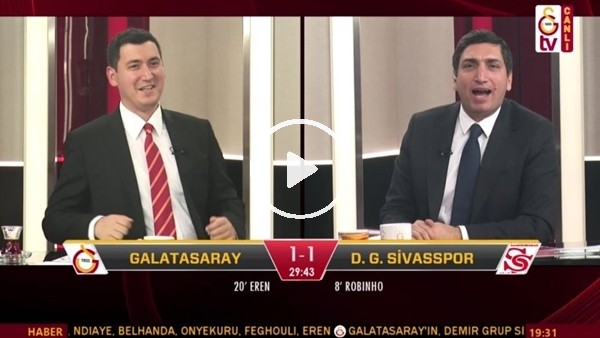 Feghouli'nin golünde GS TV spikerleri