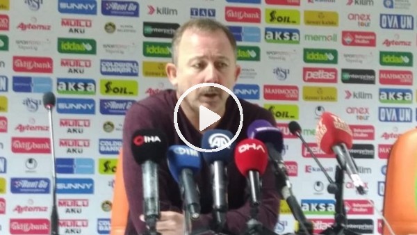 Sergen Yalçın: "Oyuncularımın performansından çok memnunum"