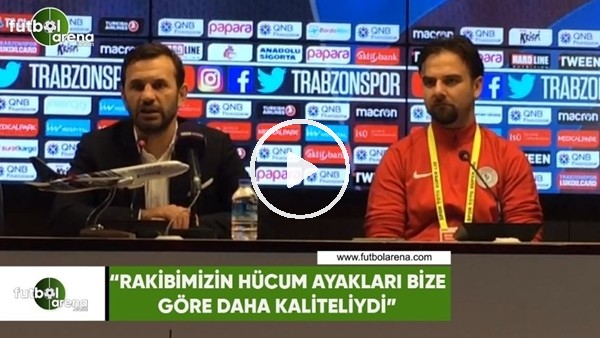 Okan Buruk: "Rakibimizin hücum ayakları bize göre daha kaliteliydi"