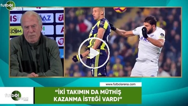 Mustafa Denizli: "İki takımın da müthiş kazanma istedi vardı"