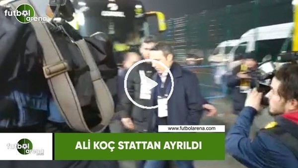 Ali Koç stattan ayrıldı