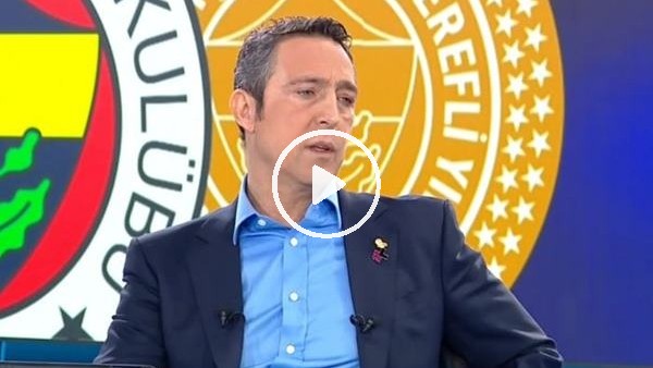 Ali Koç: "Fenerbahçe'yi siyasete alet etmem"