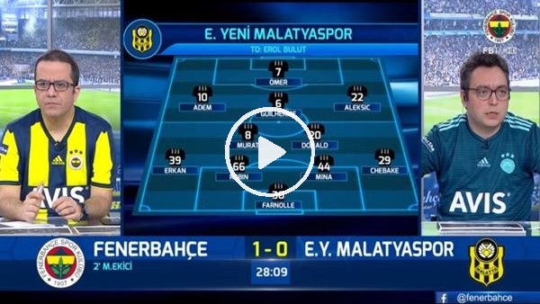 Mina'nın golünde FB TV spikerleri