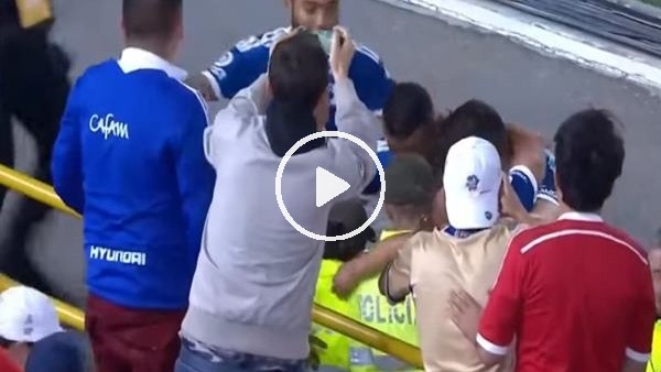 Gol sevincini polislerle kutladılar...