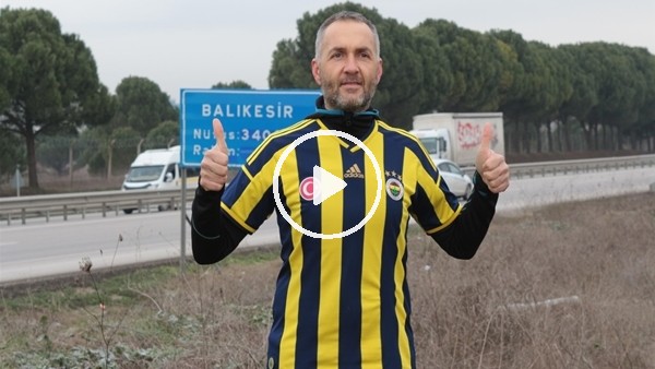 Fenerbahçeli taraftarın koşu totemi