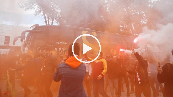 Galatasaray'a Antalya'da coşkulu karşılama